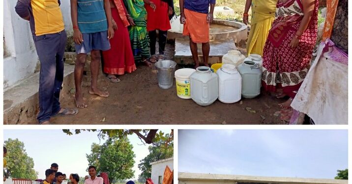ग्रामीणों को नहीं मिल रहा वाटर सप्लाई से पीने का पानी