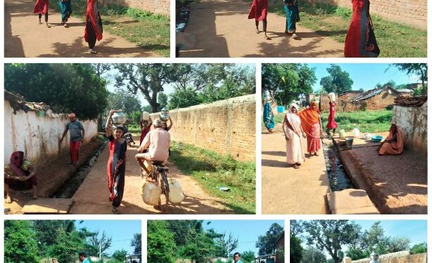 ट्रांसफार्मर खराब,पानी के लिए परेशान ग्रामीण,अंधेरे में काट रहे रातें दूर दराज से ला रहे पानी,महिलाओं को होती हैं ज्यादा परेशानी