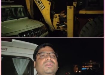 अवैध उत्खनन रोकने गए वन विभाग के अधिकारी पर ही भूमाफ़िया ने हमला कर दिया