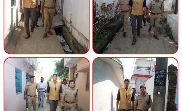 विजयराघवगढ की सड़कों और कैमोर की तंग गलियों में घूमे कलेक्टर, एस.पी