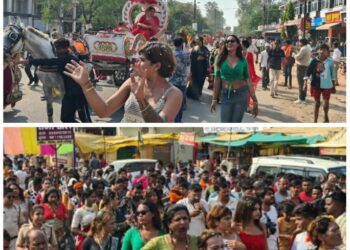 अखिल भारतीय किन्नर सम्मेलन, नगर में निकली शोभायात्रा