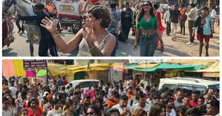 अखिल भारतीय किन्नर सम्मेलन, नगर में निकली शोभायात्रा