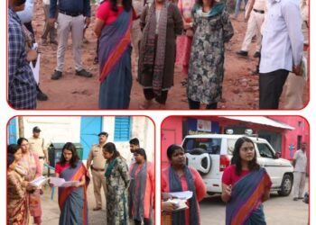 कलेक्टर एवं जिला निर्वाचन अधिकारी सुश्री ऋजु बाफ़ना ने गाडरवारा एवं चीचली के मतदान केंद्रों का निरीक्षण किया