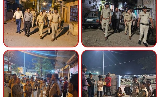 थाना रंगनाथनगर कटनी क्षेत्र में पुलिस एवं प्रशासनिक अमले द्वारा भ्रमण किया जाकर मतदाताओं को जागरुक किया गया।