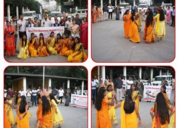 गरबा के माध्यम से दिया मतदाता जागरुकता का संदेश