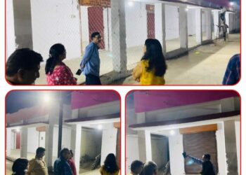 मंडी परिसर नरसिंहपुर का निरीक्षण कलेक्टर एवं ज़िला निर्वाचन अधिकारी सुश्री ऋजु बाफना ने किया
