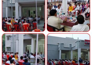 थाना रीठी में शांति* *समिति की बैठक हुई* *संपन्न*