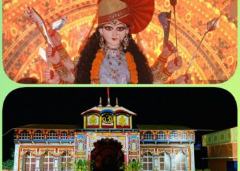 बद्रीनाथ धाम की बेहरावल में अद्भुत कलाकृति ने मोहा श्रृद्धालुओं का मन….।