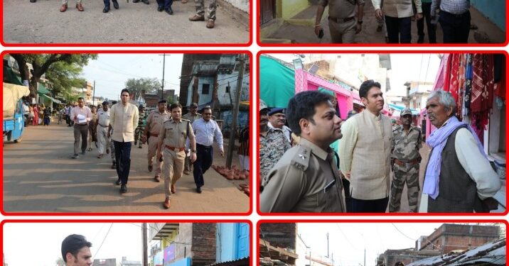 कटनी। कलेक्टर श्री अवि प्रसाद और पुलिस अधीक्षक श्री अविजीत कुमार रंजन ने गुरुवार की शाम अचानक बड़वारा पहुंचकर फ्लैग मार्च का नेतृत्व किया