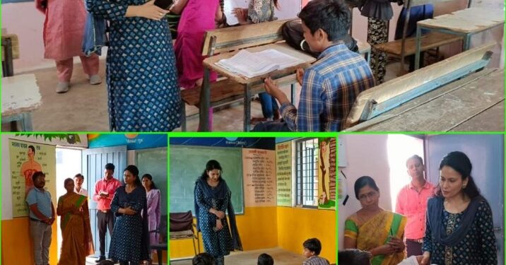 कलेक्टर डॉ. सलोनी सिडाना ने बच्चों से पूछा कितना कोर्स हुआ ?