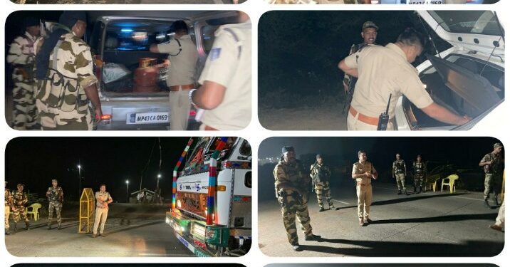 *थाना कुठला पुलिस ने की हाईवे पर लगातार 5 घंटे चैंकिंग*