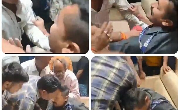 भाजपा द्वारा जारी सूची से भड़का गुस्सा,जबलपुर में भाजपा कार्यालय में घुसकर नाराज कार्यकर्ता कर रहे प्रदर्शन,प्रदेश प्रभारी व केंद्रीय मंत्री भूपेंद्र यादव के सामने भारी हंगामा मंत्री भूपेंद्र यादव के गार्ड के साथ मारपीट,उत्तर मध्य से अभिलाष को टिकट दिए जाने से नाराज है कार्यकर्ता देखिऐ VIDEO