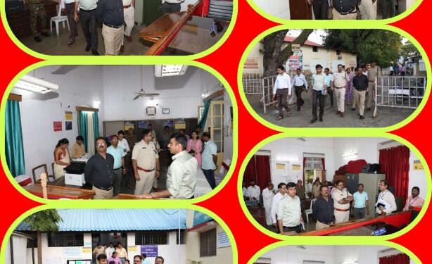 कलेक्टर  पुष्प एवं पुलिस अधीक्षक  वर्मा ने किया नाम निर्देशन पत्र प्राप्ति स्थलों एवं परिसर का निरीक्षण  कलेक्ट्रेट परिसर में प्रवेश कर सकेंगे अधिकतम तीन वाहन
