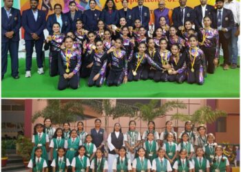 10वी सीबीएसई नेशनल एरोबिक्स चैंपियनशिप में कार्मल कॉन्वेंट की बच्चियों ने लहराया परचम  अंडर 11,एवम अंडर 19 में जहाँ जीता गोल्ड मैडल, वही अंडर 14 में जीता कांस्य पदक,