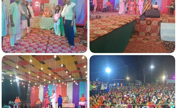 माँ बीरासन देवी में भण्डरा और देवी जागरण में उमड़ा भत्तों का सैलाब