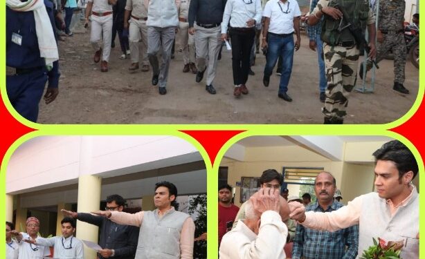 ग्राम भैसवाही एवं कारीतलाई में कलेक्टर एवं सी.ई.ओ की अगुवाई में निकाला गया पैदल मार्च