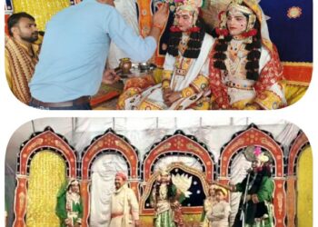 दशहरा महोत्‍सव के अवसर पर गांधी मैदान पर श्रीरामलीला में सीता हरण प्रसंग का मंचन बना आकर्षण.