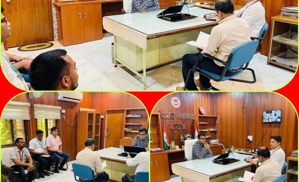 जिला पंचायत सी.ई.ओ श्री गेमावत की अध्यक्षता में जि़ले के नेटवर्क सर्विस प्रोवाइडर्स की बैठक संपन्न
