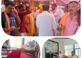 *गुरूवार को हरदा विधानसभा क्षेत्र से 1 टिमरनी से 2 नाम निर्देशन पत्र जमा हुए*