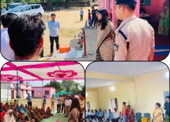 कलेक्टर सुश्री ऋजु बाफना एवं एसपी श्री अमित कुमार ने किया निरीक्षण