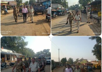 बहोरीबंद कस्बा में तहसीलदार बहोरीबंद एवं थाना प्रभारी बहरीबद के उपस्थिति में अर्धसैनिक बल सीआईएसएफ. एवं थाना स्टाफ द्वारा संयुक्त फ्लैग मार्च किया गया।