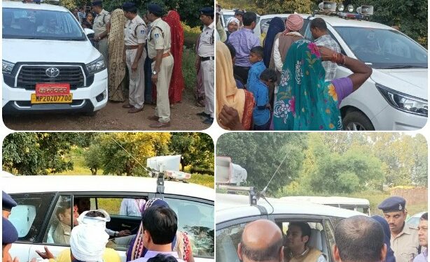 साहब! यहाँ बिजली-पानी -सड़क की है समस्या ग्रामीणों ने कलेक्टर के वाहन को रोक बताई समस्या, कहा गांव के लोंगों को होती हैं परेशानी