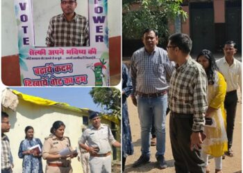 *कलेक्टर श्री गर्ग ने दूरस्थ मतदान केन्द्रों का निरीक्षण किया*