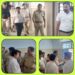 पटाखा फैक्ट्री मे ब्लास्ट मामले को लेकर सागर कमिश्नर तथा आई जि पहुचे दमोह, घटना के पीड़ितो से ली मामले कि जानकारी