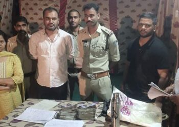 मुस्तैदी से कार्य करने पर 6 लाख रुपए से अधिक की नगदी ज़ब्त पनाग़र चेक पोस्ट पर हुई वाहन जाँच