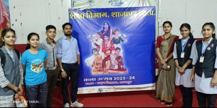 कला उत्सव में सहारा विद्यालय के विद्यार्थी संभाग स्तर पर चयनित…।