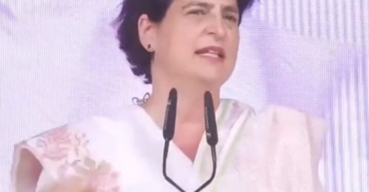 *अखिल भारतीय कांग्रेस पार्टी की महासचिव श्रीमती प्रियंका गांधी वाड्रा का आज होगा मंडला आगमन जनाक्रोश जनसभा को करेगी संबोधित*