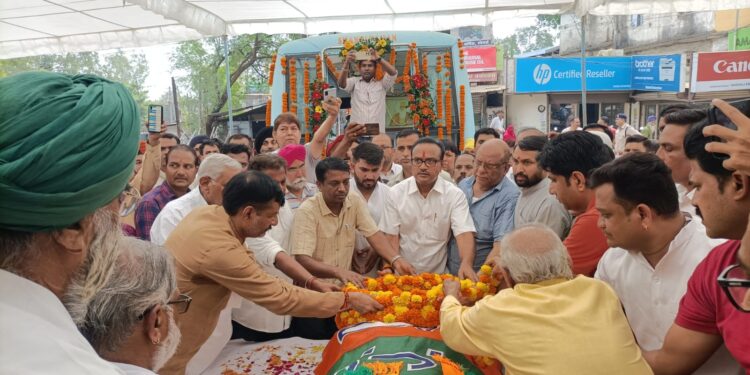 पूर्व केंद्रीय मंत्री सरताज सिंह को दी भावभीनी पुष्पांजलि, राजकीय सम्मान के साथ हुआ अंतिम संस्कार
