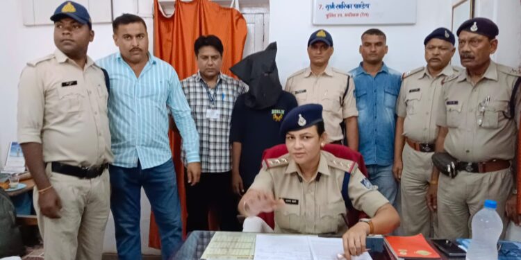 रेल में लूट की वारदात को अंजाम देने वाले शातिर को GRP कटनी ने किया गिरफ्तार