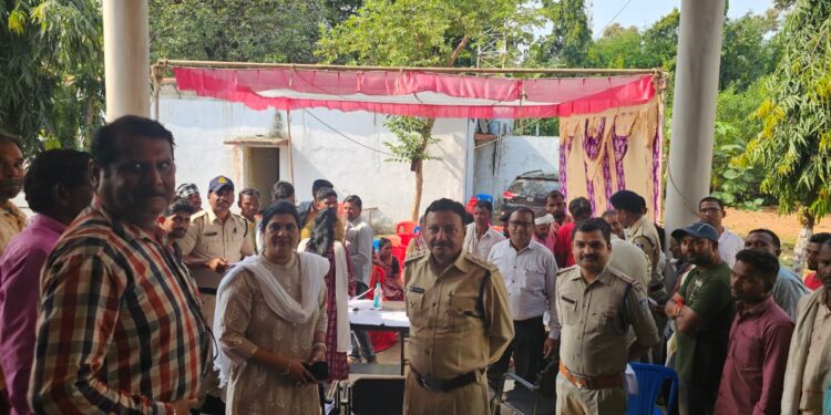 पथरौटा थाने में लगा कोर्ट,205 लोगों का अंतिम वोड ओवर किया गया