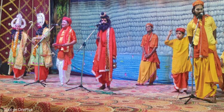 श्रीराम की मोहनी सूरत देख निहाल हुई जनकपुरी, राम बारात आज – श्रीरामलीला के मंच से हुआ मतदान करने के लिए प्रेरित करने वाला कठपुतली नृत्‍य – गांधी मैदान और वीर सावरकर दशहरा मैदान में मंचित हो रही श्रीरामलीला में हुआ अहिल्‍या उद्धार, जनकपुरी भ्रमण का मंचन