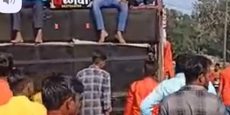 थाना विजयराघवगढ़ में कोलाहल अधिनियम के तहत कार्यवाही