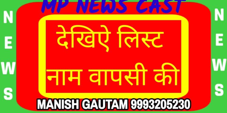 देखिए लिस्ट किन किन नें नाम वापस लिऐ