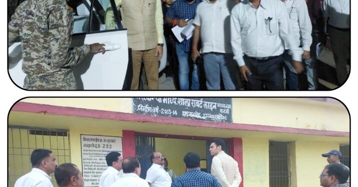 नगर निगम क्षेत्र के मतदान केंद्रों का जिला निर्वाचन अधिकारी ने किया औंचक निरीक्षण नगर निगम की समुचित व्यवस्था पर दी शबाशी