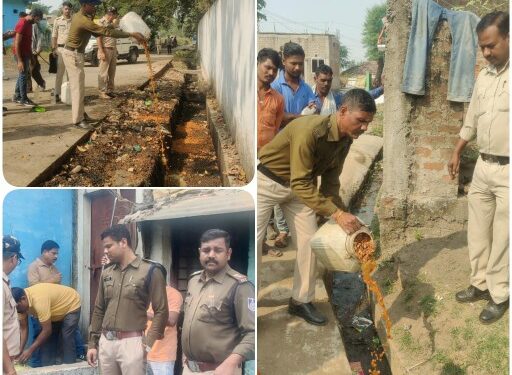 आबकारी उडनदस्ता टीम द्वारा पिपरिया विधानसभा क्षेत्र में अवैध शराब के विरुद्ध बड़ी कार्यवाही 120 लीटर कच्ची हाथभट्टी शराब एवं 3010 एवं 12 पाव देशी शराब के जप्त किया अवैध सामग्री की अनुमानित कीमत 325780/-