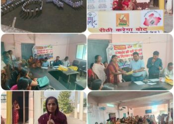 *रीठी में दिव्यांग मित्रों का प्रशिक्षण संपन्न*  *जनपद सीईओ ने दिव्यांग मित्रों को स्टीकर और वेज वितरित कर दायित्वों का निर्वहन निष्ठा पूर्वक करने दी हिदायत*