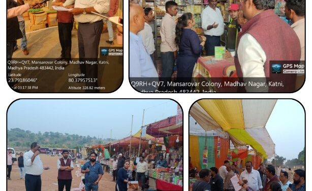 गठित दल द्वारा की गई पटाखों की ध्वनि मानकों की जांच