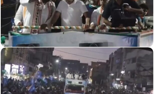 भोपाल की दो विधानसभा क्षेत्रों में राहुल गांधी का भारी भीड़ के साथ रोड़ शो VIDEO
