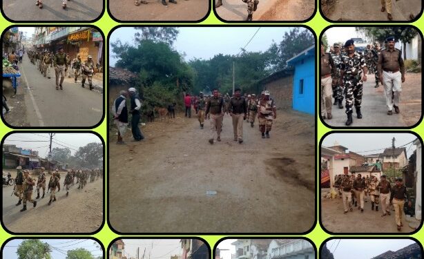 विजयराघवगढ, बरही, ढीमरखेडा,बडवारा,कैमोर,बाकल,माधवनगर, बहोरीबंद , रीठी में किया गया फ्लैग मार्च।*