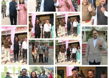 विधानसभा निर्वाचन के अंतर्गत छिंदवाड़ा/पांढुर्णा जिलों में निर्विघ्न और शांतिपूर्ण मतदान संपन्न*  *कलेक्टर श्री पुष्प, पुलिस अधीक्षक श्री वर्मा, सीईओ श्री जैसवाल*