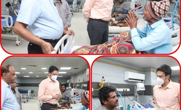 *कलेक्टर श्री प्रसाद ने जिला चिकित्सालय पहुंचकर आईसीयू वार्ड में इलाजरत दो मतदान कर्मियों का हाल-चाल पूछा* VIDEO