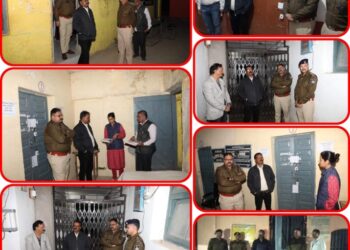 कलेक्टर एवं जिला निर्वाचन अधिकारी श्री पुष्प और एसपी श्री वर्मा द्वारा 4 विधानसभाओं में पोस्टल बैलेट के विधानसभा स्तरीय स्ट्रॉन्ग रूम का किया गया निरीक्षण