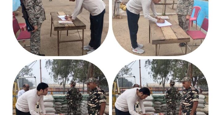 कलेक्टर श्री प्रसाद ने आज कृषि उपज मंडी पहुंच कर लिया स्ट्रांग रूम का जायजा  सीसीटीवी टीवी कैमरों से स्ट्रांग रूम की लाइव तस्वीरें दिख रही एल ई डी टी वी स्क्रीन पर