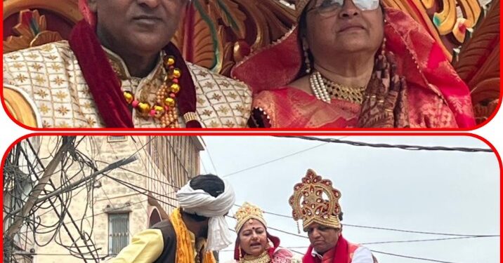 ढोल-ढमाके के साथ पूरे मंत्रोच्चार एवं विधि विधान से हुआ भगवान का जन्मोत्सव