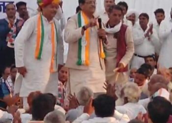 कांग्रेस प्रत्याशी रामवीर सिकरवार के पक्ष में राष्ट्रीय सचिव महेंद्र जोशी का तूफानी जनसंपर्क…!
