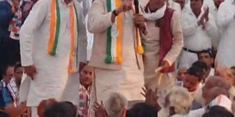 कांग्रेस प्रत्याशी रामवीर सिकरवार के पक्ष में राष्ट्रीय सचिव महेंद्र जोशी का तूफानी जनसंपर्क…!